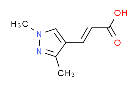 CAS No. 1613051-25-4, (2E)-3-(1,3-dimethyl-1H-pyrazol-4-yl)acrylic acid
