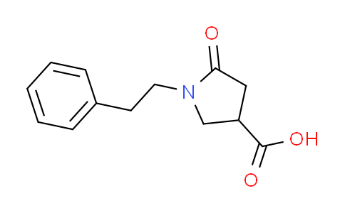 CAS No. 30380-70-2, 5-oxo-1-(2-phenylethyl)pyrrolidine-3-carboxylic acid