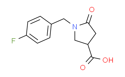 CAS No. 96449-68-2, 1-(4-fluorobenzyl)-5-oxopyrrolidine-3-carboxylic acid