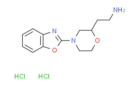 CAS No. 1609403-31-7, {2-[4-(1,3-benzoxazol-2-yl)-2-morpholinyl]ethyl}amine dihydrochloride