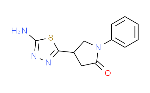 CAS No. 1142202-31-0, 4-(5-amino-1,3,4-thiadiazol-2-yl)-1-phenylpyrrolidin-2-one