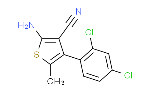 CAS No. 519016-78-5, 2-amino-4-(2,4-dichlorophenyl)-5-methylthiophene-3-carbonitrile