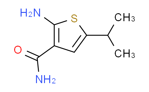 CAS No. 343272-23-1, 2-amino-5-isopropylthiophene-3-carboxamide