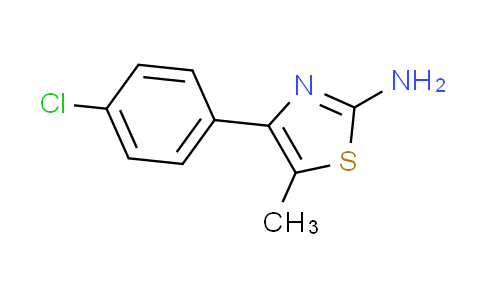CAS No. 82632-77-7, 4-(4-chlorophenyl)-5-methyl-1,3-thiazol-2-amine