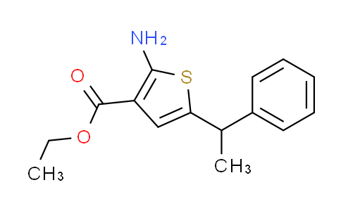 DY600470 | 884497-37-4 | ethyl 2-amino-5-(1-phenylethyl)thiophene-3-carboxylate
