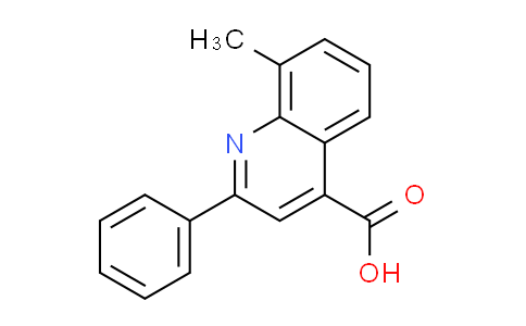 CAS No. 107027-34-9, 8-methyl-2-phenylquinoline-4-carboxylic acid
