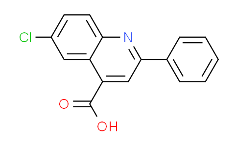CAS No. 6633-62-1, 6-chloro-2-phenylquinoline-4-carboxylic acid