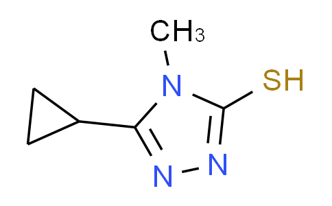 CAS No. 588687-37-0, 5-cyclopropyl-4-methyl-4H-1,2,4-triazole-3-thiol