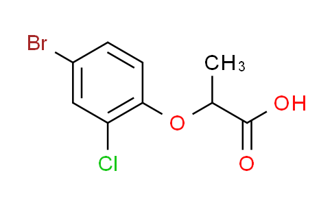 CAS No. 588681-97-4, 2-(4-bromo-2-chlorophenoxy)propanoic acid
