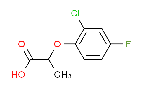 CAS No. 1892-92-8, 2-(2-chloro-4-fluorophenoxy)propanoic acid