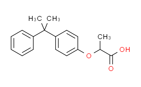 CAS No. 70757-66-3, 2-[4-(1-methyl-1-phenylethyl)phenoxy]propanoic acid
