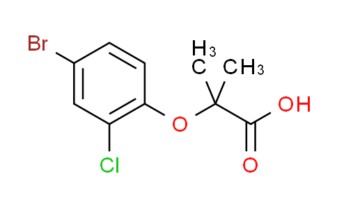 CAS No. 588681-98-5, 2-(4-bromo-2-chlorophenoxy)-2-methylpropanoic acid