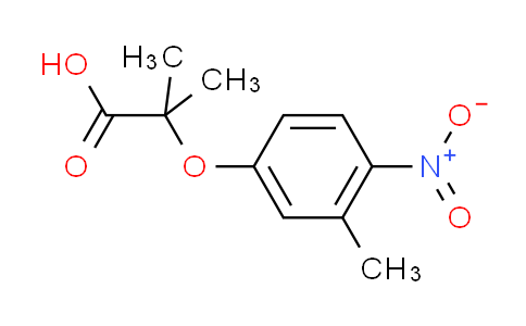 CAS No. 667413-76-5, 2-methyl-2-(3-methyl-4-nitrophenoxy)propanoic acid