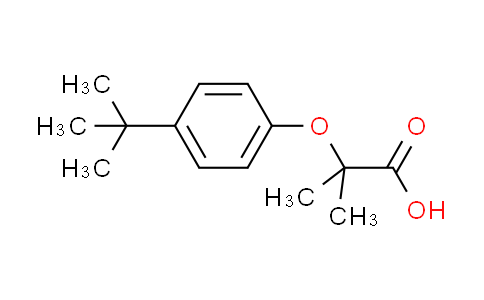 CAS No. 76674-58-3, 2-(4-tert-butylphenoxy)-2-methylpropanoic acid