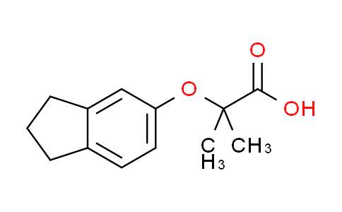 CAS No. 667414-05-3, 2-(2,3-dihydro-1H-inden-5-yloxy)-2-methylpropanoic acid