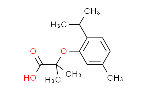 CAS No. 97283-84-6, 2-(2-isopropyl-5-methylphenoxy)-2-methylpropanoic acid