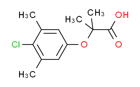 CAS No. 667436-01-3, 2-(4-chloro-3,5-dimethylphenoxy)-2-methylpropanoic acid