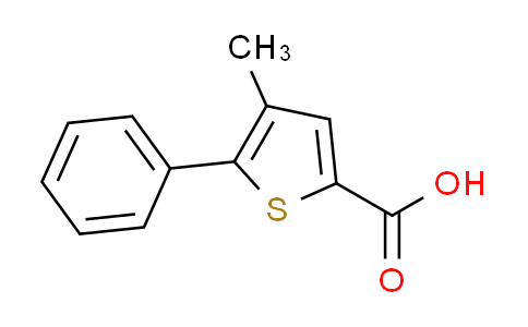 CAS No. 40133-12-8, 4-methyl-5-phenylthiophene-2-carboxylic acid