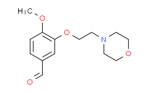 CAS No. 186191-09-3, 4-methoxy-3-(2-morpholin-4-ylethoxy)benzaldehyde