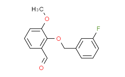 DY600615 | 588696-81-5 | 2-[(3-fluorobenzyl)oxy]-3-methoxybenzaldehyde