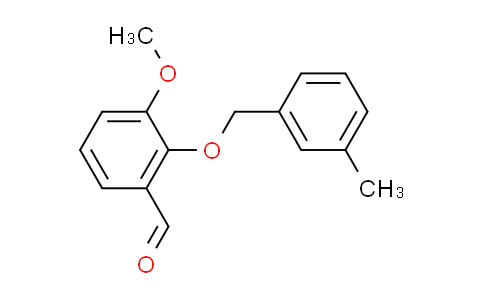 CAS No. 588713-63-7, 3-methoxy-2-[(3-methylbenzyl)oxy]benzaldehyde