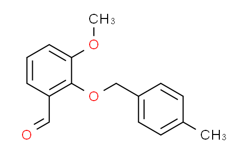 CAS No. 52803-64-2, 3-methoxy-2-[(4-methylbenzyl)oxy]benzaldehyde