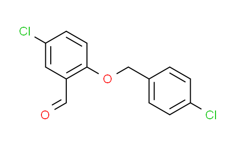 CAS No. 590360-27-3, 5-chloro-2-[(4-chlorobenzyl)oxy]benzaldehyde