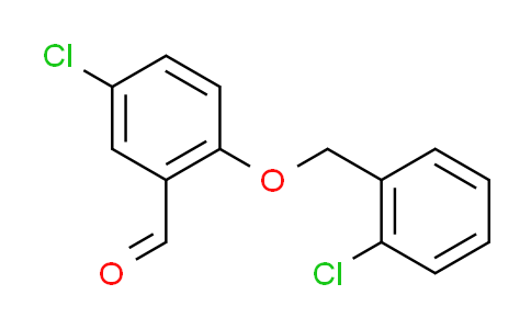 CAS No. 590359-98-1, 5-chloro-2-[(2-chlorobenzyl)oxy]benzaldehyde