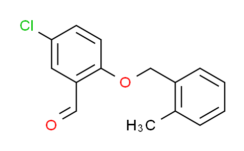 CAS No. 590360-24-0, 5-chloro-2-[(2-methylbenzyl)oxy]benzaldehyde