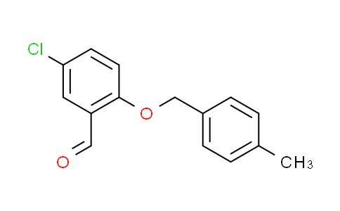CAS No. 590360-23-9, 5-chloro-2-[(4-methylbenzyl)oxy]benzaldehyde