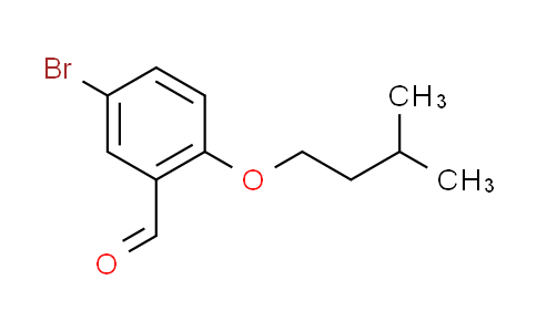 CAS No. 669739-11-1, 5-bromo-2-(3-methylbutoxy)benzaldehyde