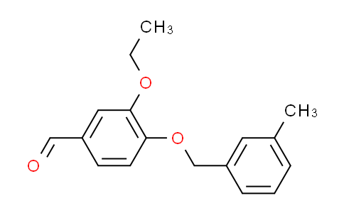 CAS No. 644958-93-0, 3-ethoxy-4-[(3-methylbenzyl)oxy]benzaldehyde