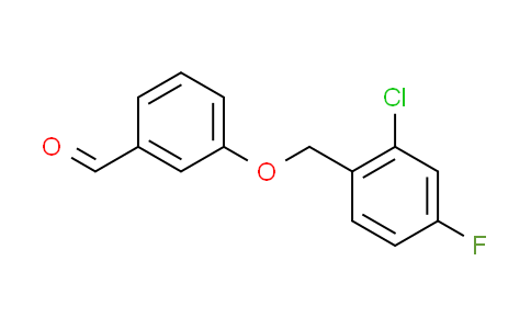 CAS No. 588681-49-6, 3-[(2-chloro-4-fluorobenzyl)oxy]benzaldehyde