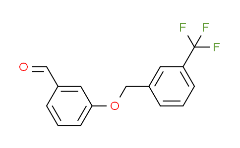 CAS No. 343604-08-0, 3-{[3-(trifluoromethyl)benzyl]oxy}benzaldehyde