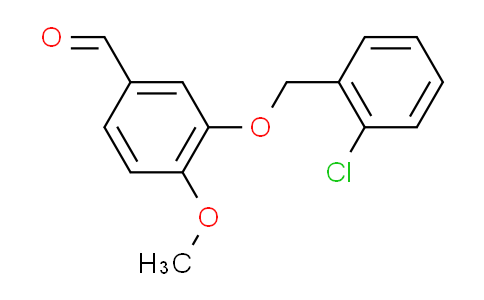CAS No. 341942-09-4, 3-[(2-chlorobenzyl)oxy]-4-methoxybenzaldehyde