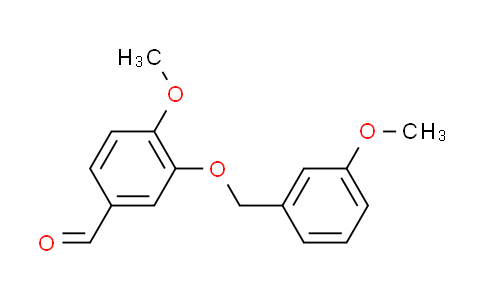 CAS No. 667412-90-0, 4-methoxy-3-[(3-methoxybenzyl)oxy]benzaldehyde