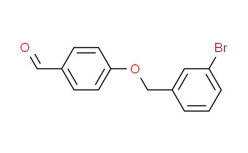 CAS No. 588676-02-2, 4-[(3-bromobenzyl)oxy]benzaldehyde