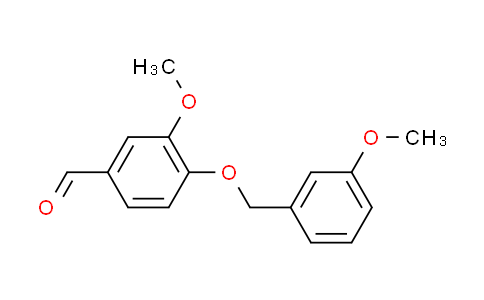 CAS No. 667412-56-8, 3-methoxy-4-[(3-methoxybenzyl)oxy]benzaldehyde