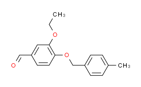 CAS No. 351066-35-8, 3-ethoxy-4-[(4-methylbenzyl)oxy]benzaldehyde