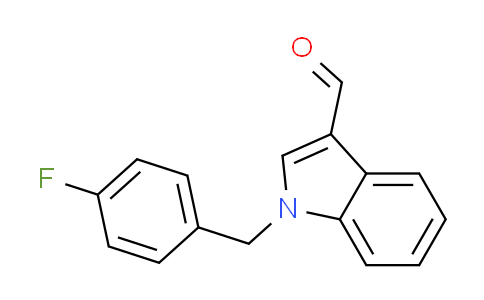 CAS No. 192997-23-2, 1-(4-fluorobenzyl)-1H-indole-3-carbaldehyde