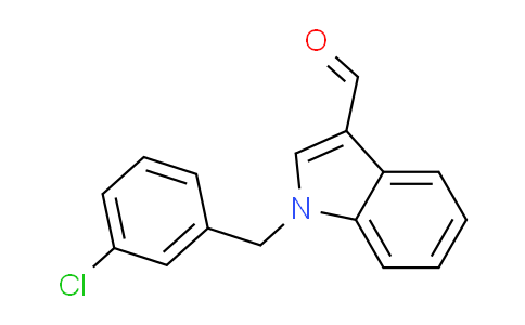 CAS No. 90815-01-3, 1-(3-chlorobenzyl)-1H-indole-3-carbaldehyde