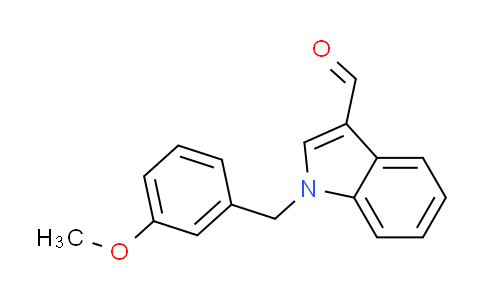 CAS No. 261637-72-3, 1-(3-methoxybenzyl)-1H-indole-3-carbaldehyde