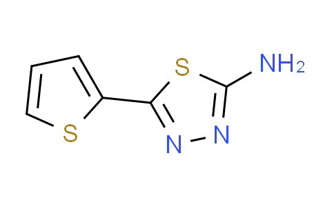 CAS No. 4683-00-5, 5-(2-thienyl)-1,3,4-thiadiazol-2-amine