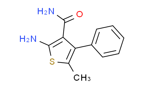 CAS No. 128118-34-3, 2-amino-5-methyl-4-phenylthiophene-3-carboxamide