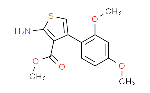 DY600697 | 350999-38-1 | methyl 2-amino-4-(2,4-dimethoxyphenyl)thiophene-3-carboxylate