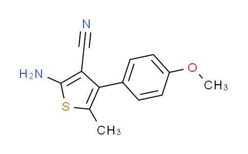 CAS No. 100005-23-0, 2-amino-4-(4-methoxyphenyl)-5-methylthiophene-3-carbonitrile