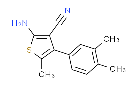 CAS No. 438219-18-2, 2-amino-4-(3,4-dimethylphenyl)-5-methylthiophene-3-carbonitrile