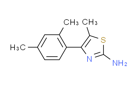 CAS No. 438227-56-6, 4-(2,4-dimethylphenyl)-5-methyl-1,3-thiazol-2-amine