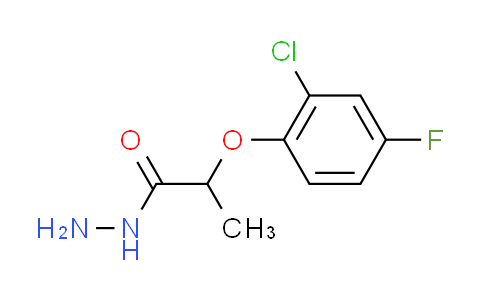 CAS No. 588677-35-4, 2-(2-chloro-4-fluorophenoxy)propanohydrazide