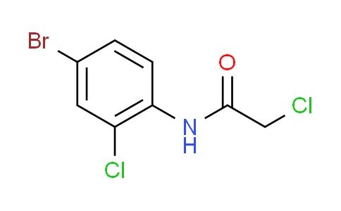 CAS No. 195372-57-7, N-(4-bromo-2-chlorophenyl)-2-chloroacetamide